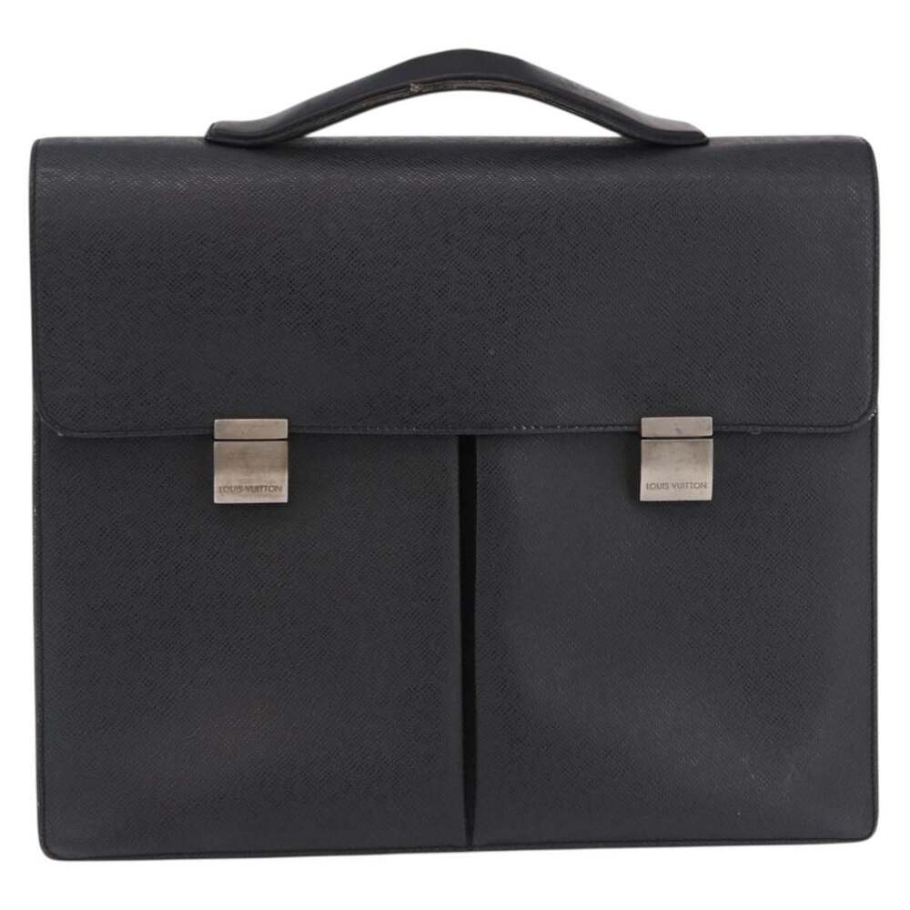 Louis Vuitton Taiga Serviette Kazan Business Bag Green